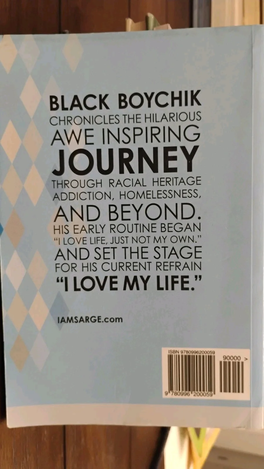 Signed SARGE Black Boychik True Story of a fat mixed-race Jewish Comedian HUMOR, изображение 4