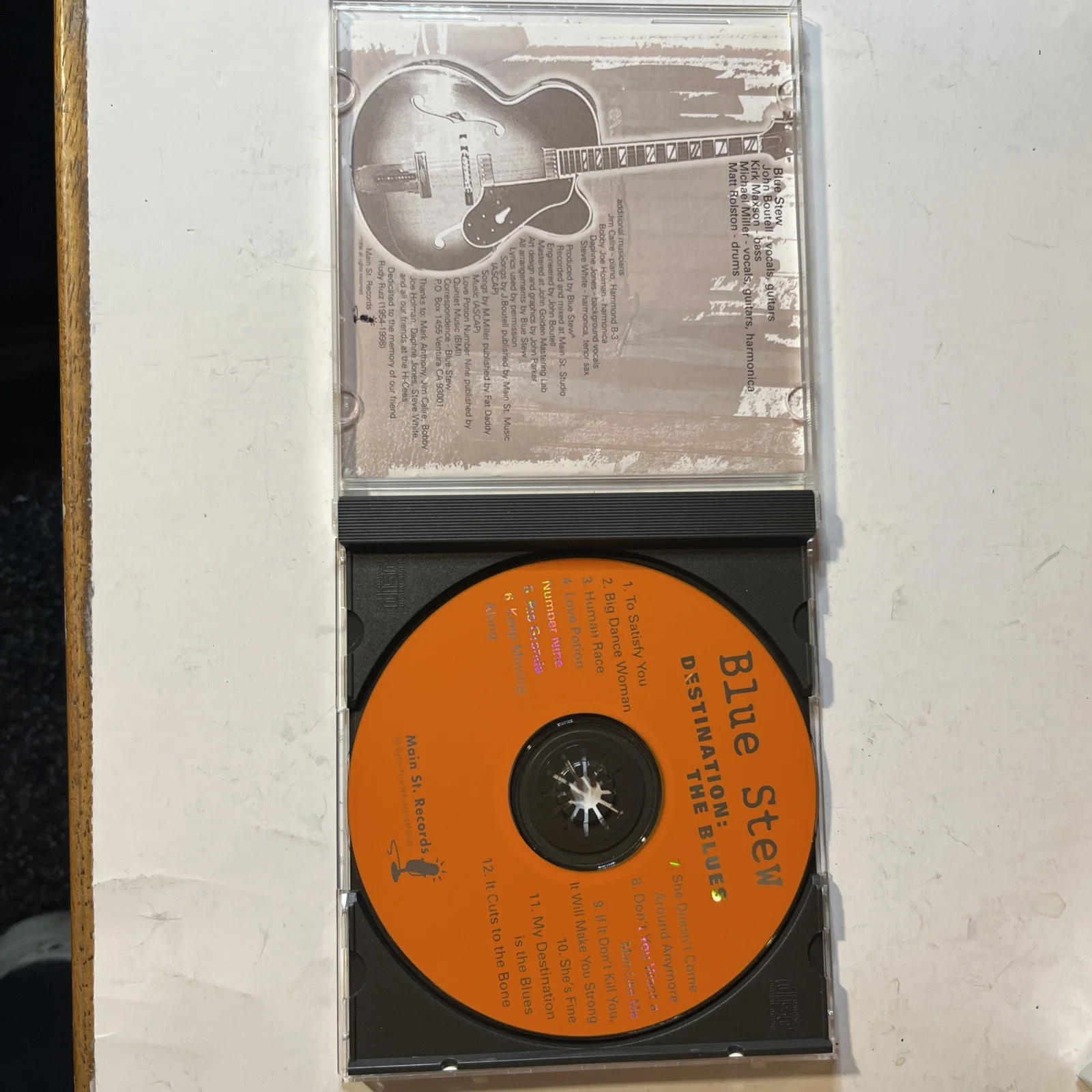 Blue Stew "Destination: The Blues" CD Very Rare “Signed” Mint, image 3