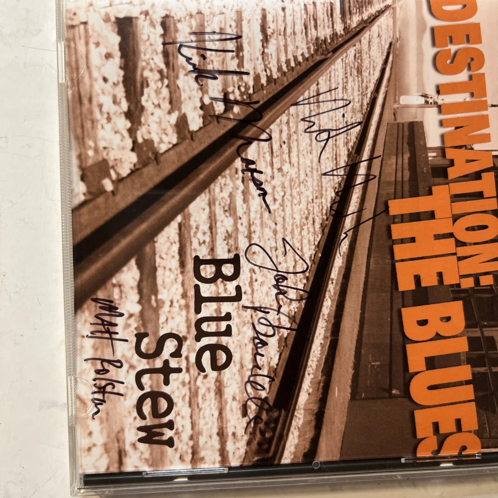 Blue Stew "Destination: The Blues" CD Very Rare “Signed” Mint, image 5