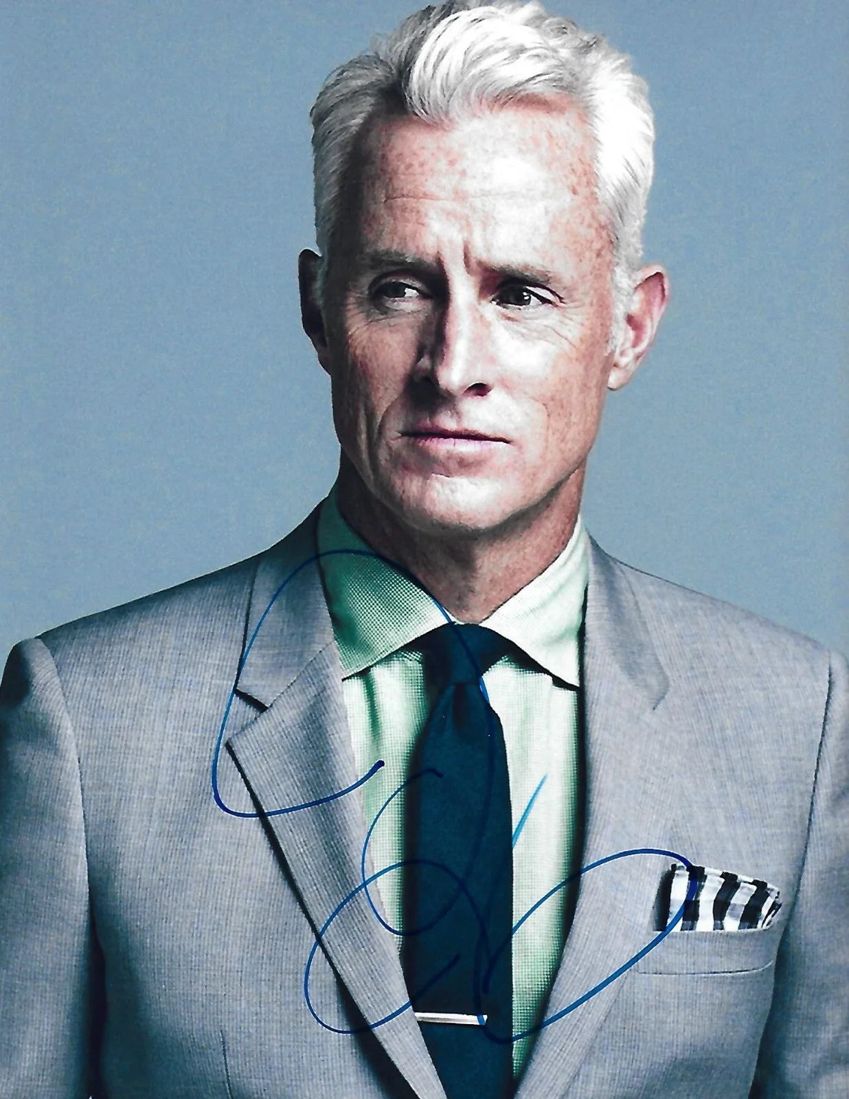 John Slattery — John Slattery autographed 8x10 Mad Men The Rainmaker Actor Rare COA LOOK!