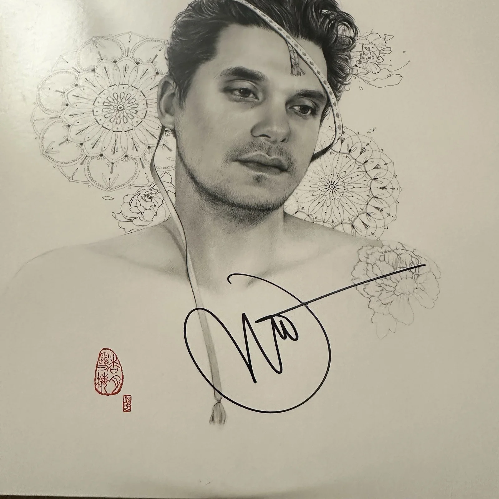John Mayer Signed Autograph Album Vinyl Record Search for Everything LP, изображение 4