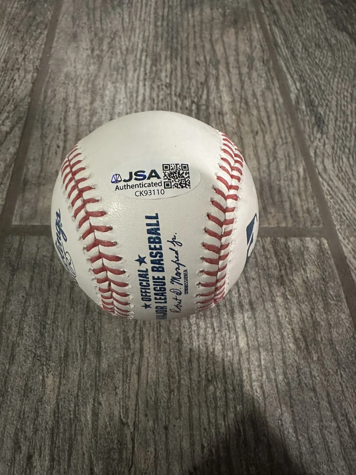 JENNA JAMESON SIGNED OML BASEBALL STAR AUTOGRAPHED JSA COA MODEL STAR ADULT, image 3