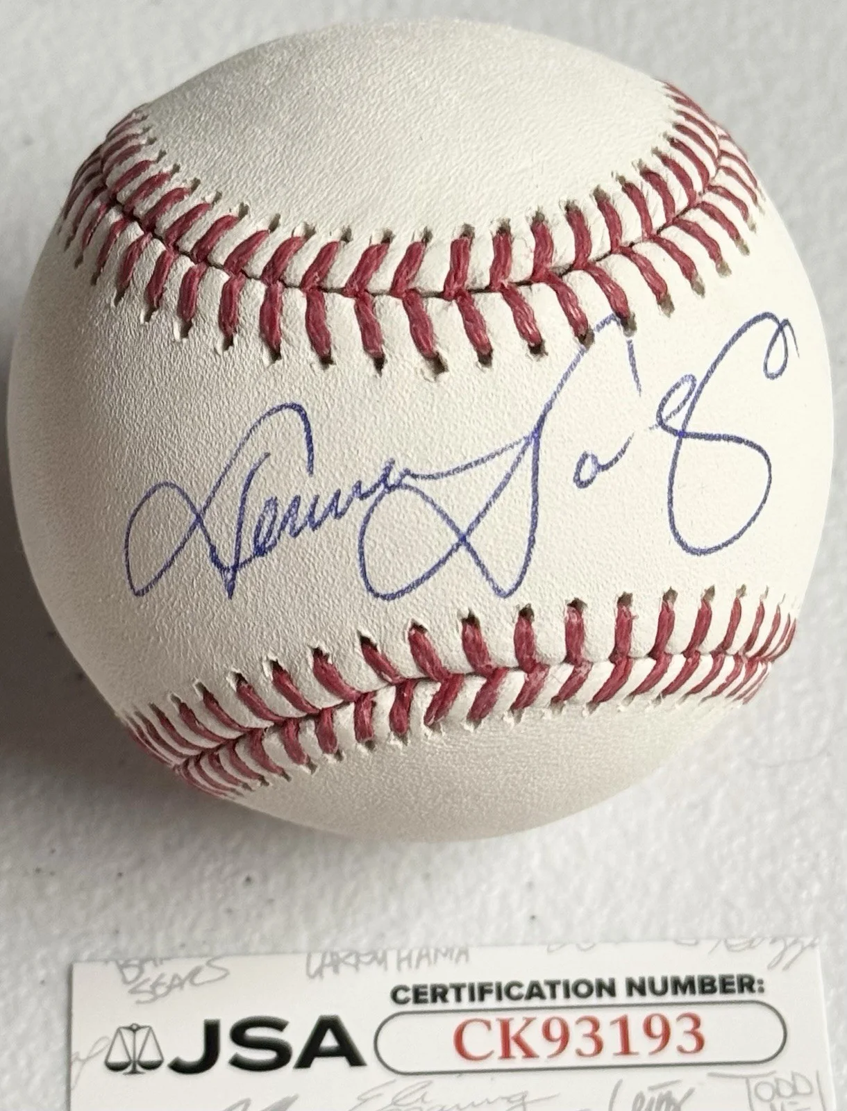 Jenna Jameson — Jenna Jameson Signed Autographed OML Baseball Film Star JSA COA, image 2