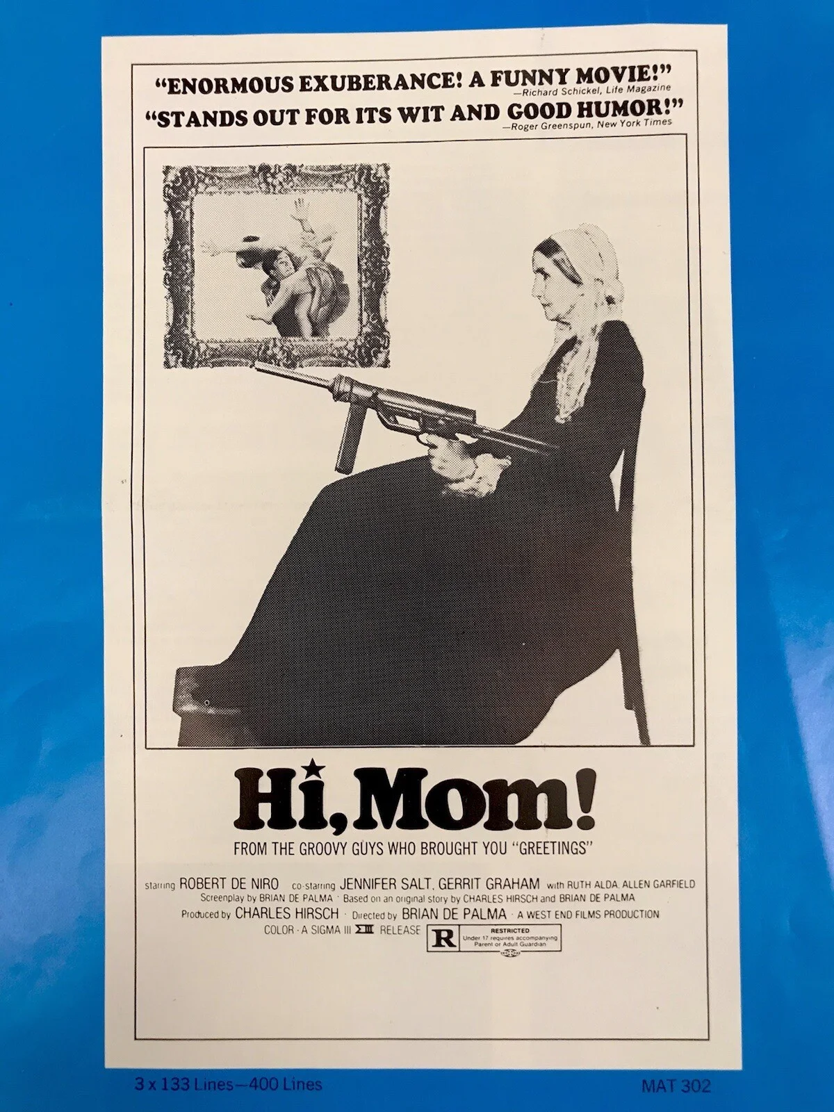 HI MOM Original Movie Press Booklet ROBERT DE NIRO BRIAN DE PALMA ALLEN GARFIELD, изображение 2