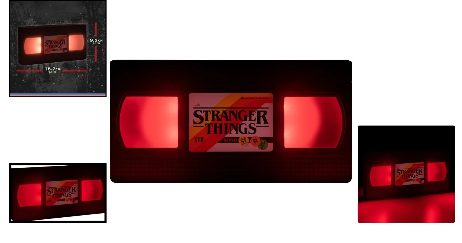 Officially Licensed Stranger Things VHS Mood Light - Nostalgic Decor for Home, image 2