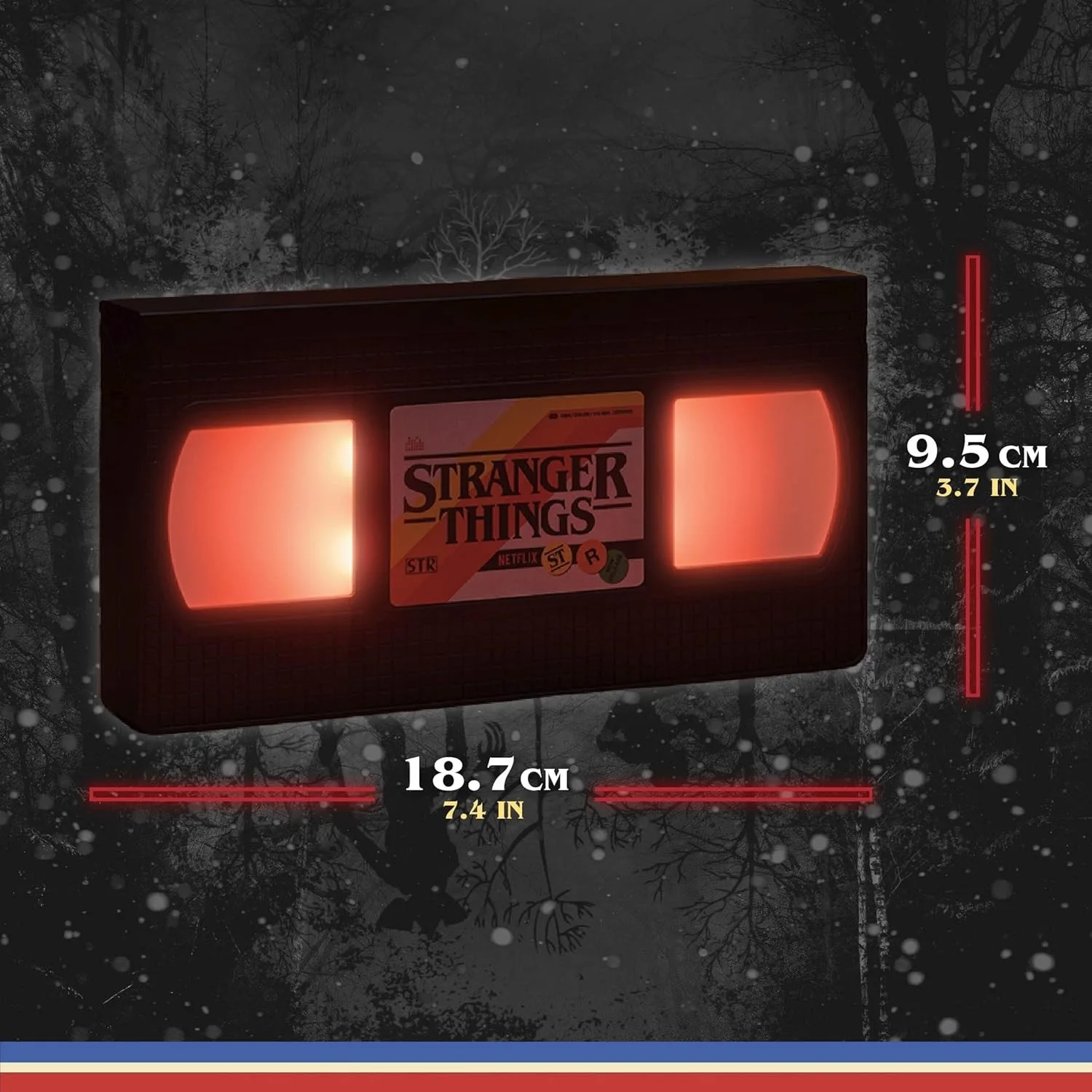 Officially Licensed Stranger Things VHS Mood Light - Nostalgic Decor for Home, image 5