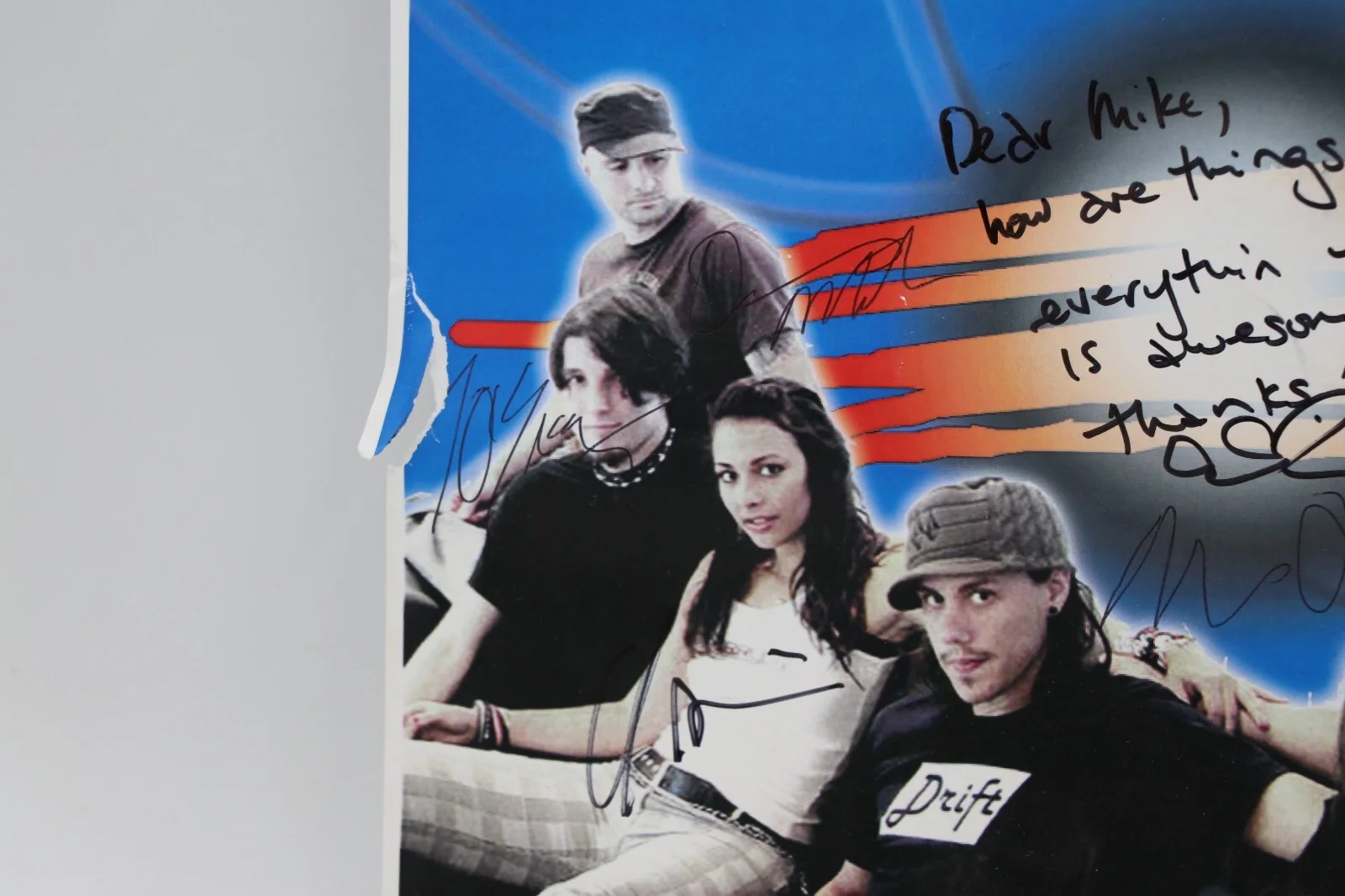 Cherryfix Underground Tour 8.5x11 Flyer Signed Autographed By Full Band! FYE, изображение 3