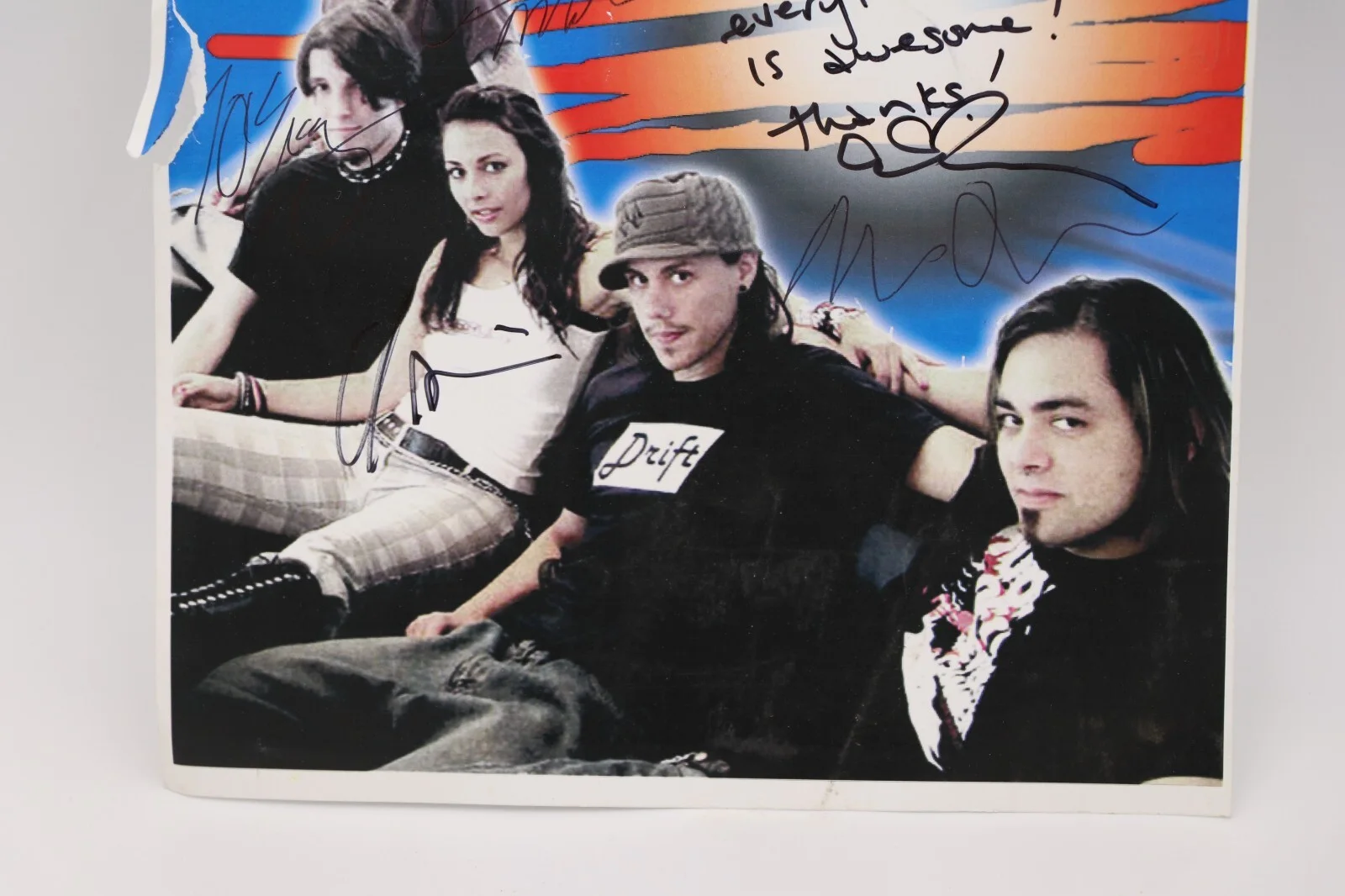 Cherryfix Underground Tour 8.5x11 Flyer Signed Autographed By Full Band! FYE, изображение 4