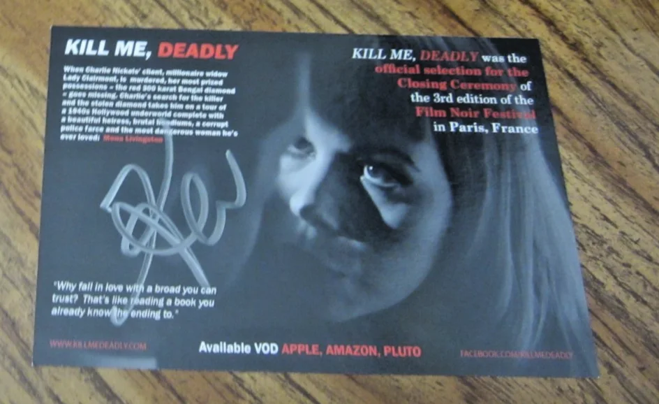 Kirsten Vangsness — Kirsten Vangsness Autographed Signed 4X6 Photo Card "Kill Me, Deadly"