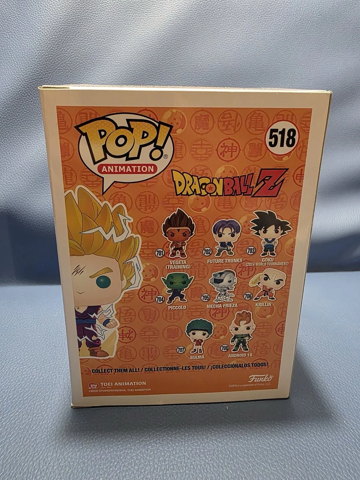 Gohan — Funko Pop Dragon Ball Z Super Saiyan Gohan Autographed JSA Certified Glow, изображение 3