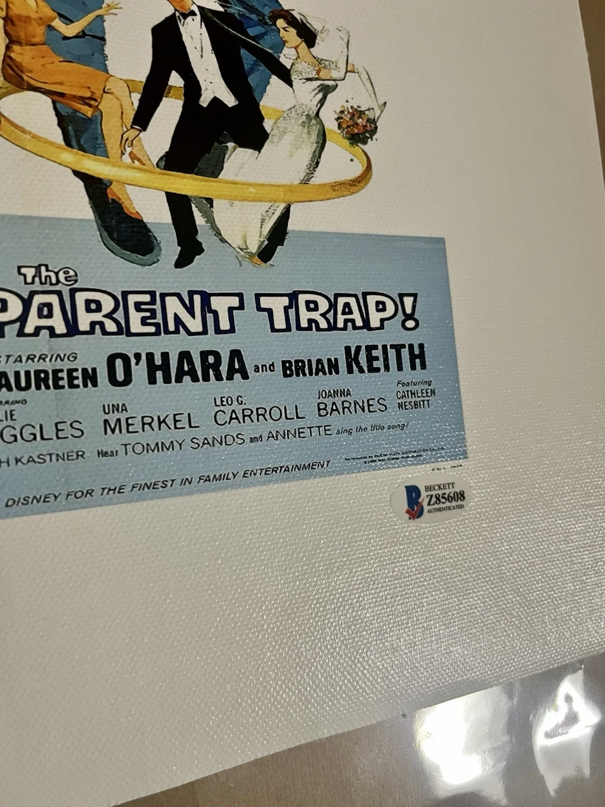 Hayley Mills — Hayley Mills Signed 12x14 Canvas Print Beckett COA “The Parent Trap” 1961, изображение 5