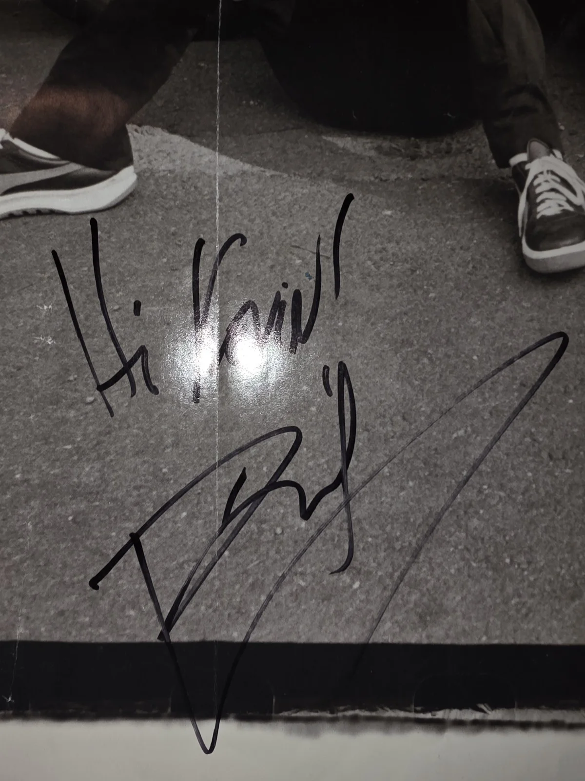 FOO FIGHTERS Dave Grohl Taylor Hawkins Chris Shiflett Signed Autograhed 18x24, image 2