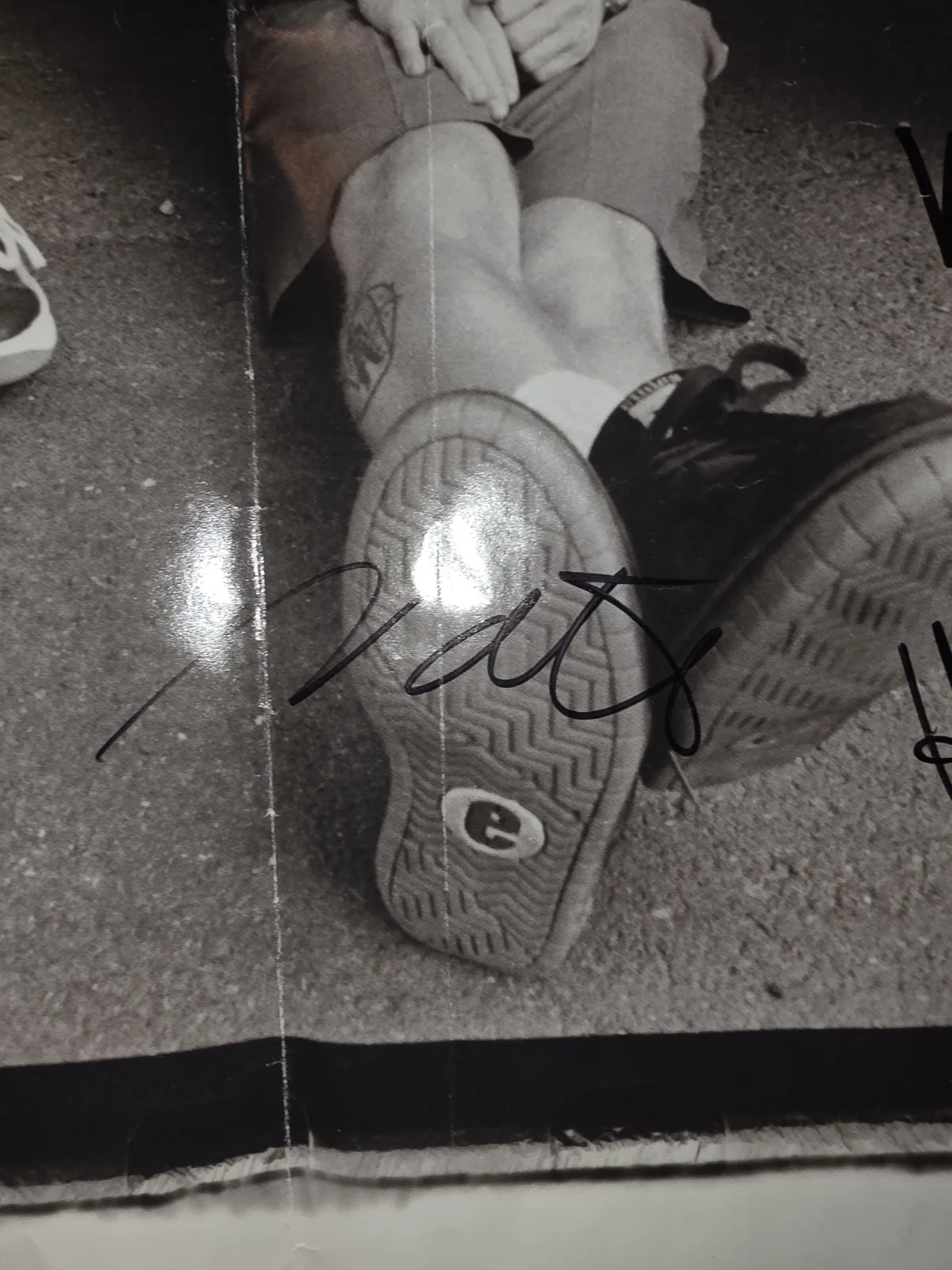 FOO FIGHTERS Dave Grohl Taylor Hawkins Chris Shiflett Signed Autograhed 18x24, image 3