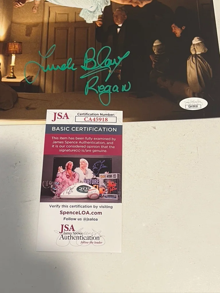 Linda Blair — Linda Blair Hand Signed The Exorcist Regan 8x10 Photo Autograph JSA COA, изображение 3