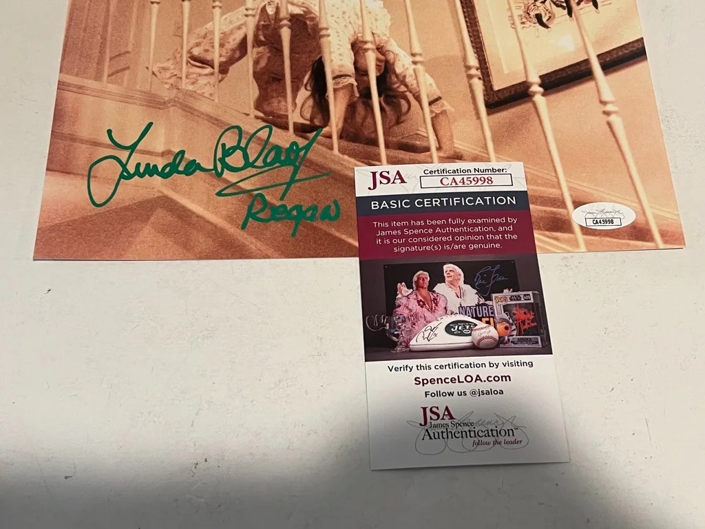 Linda Blair — Linda Blair Hand Signed The Exorcist Regan 8x10 Photo Autograph JSA COA, изображение 4