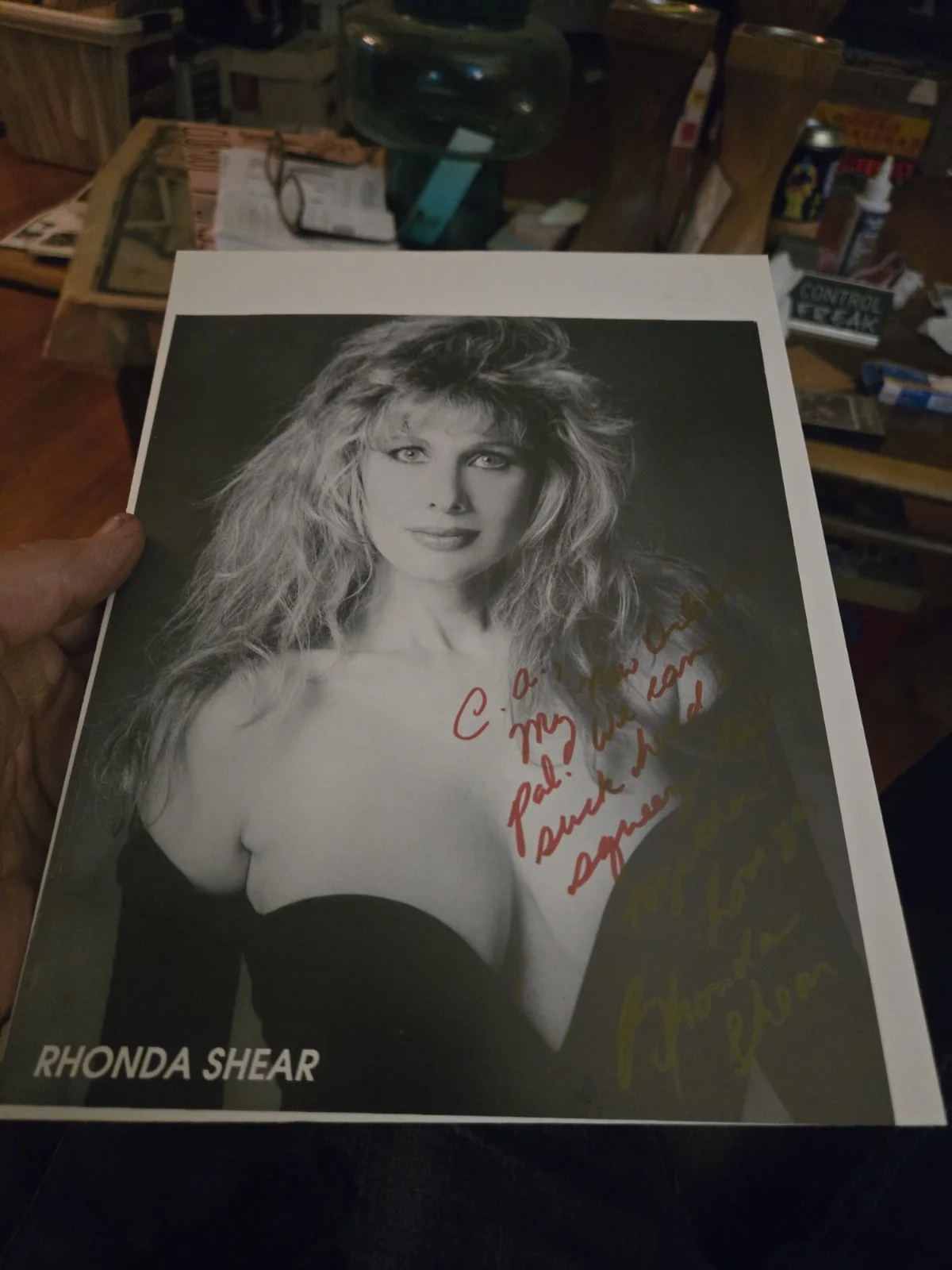 Rhonda Shear Autograph Signed Tv Star Up All Night 90s Signed Photo, image 4