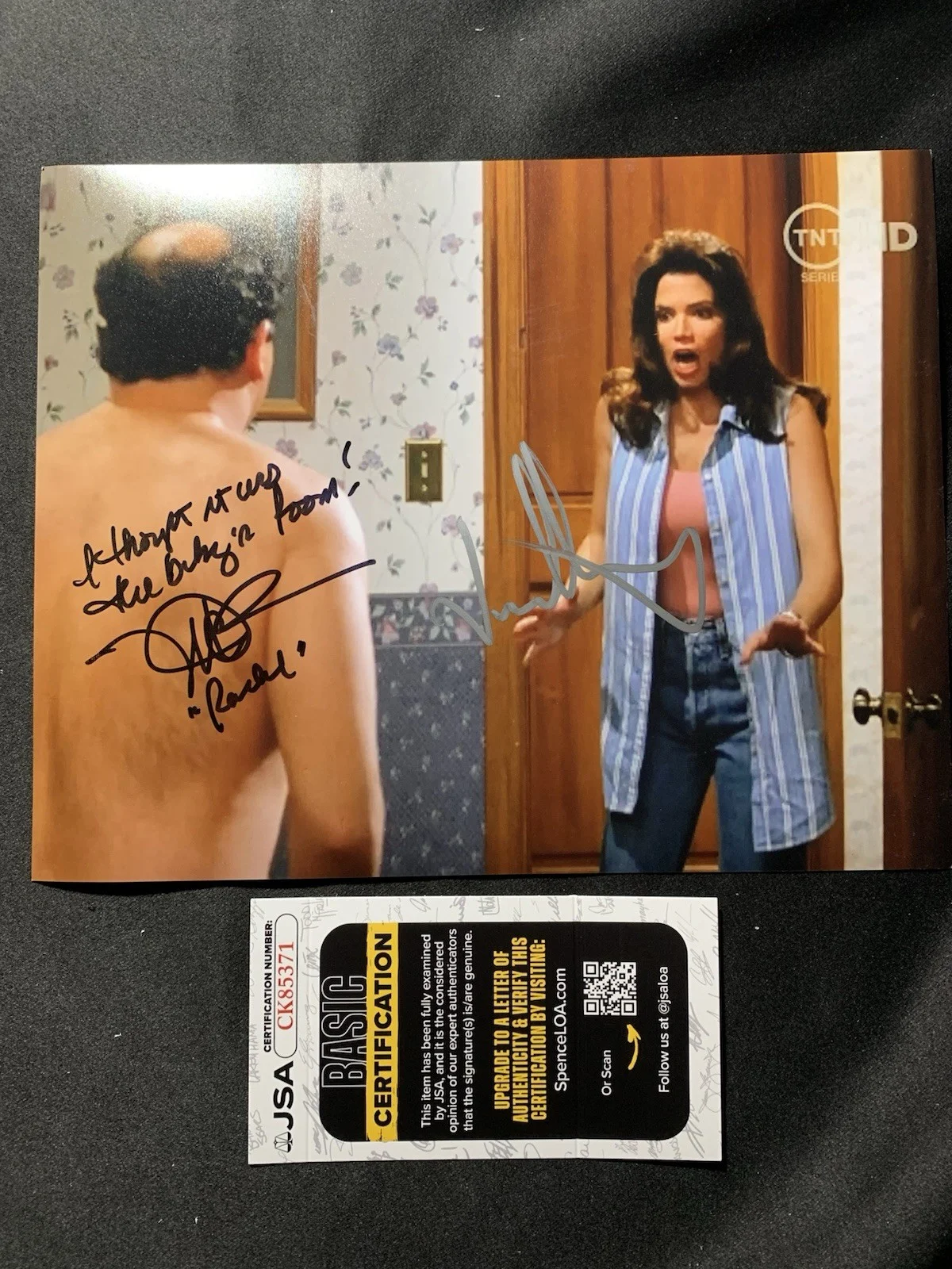 Jason Alexander — Jason Alexander Melanie Smith signed 8x10 photo SEINFELD the SHRINKAGE JSA Coa, изображение 2
