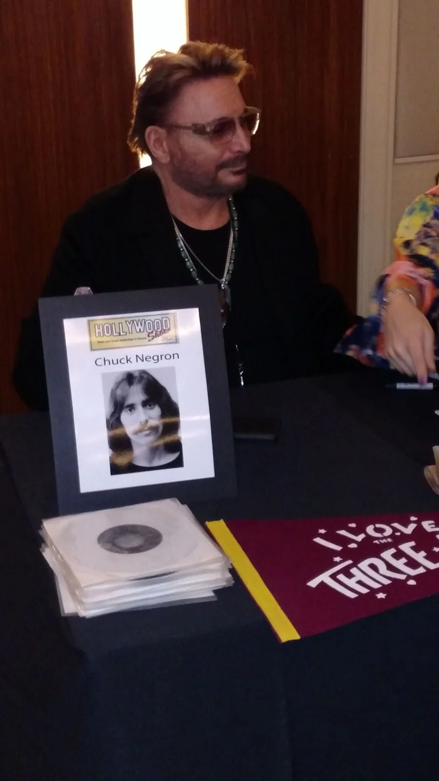 Chuck Negron SIGNED 3 Dog Night b/w 10"x8" photo w/Coa, image 2
