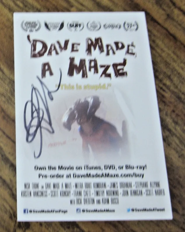 Kirsten Vangsness — Kirsten Vangsness Autographed Signed 4X6 Photo Card "Dave Made a Maze"
