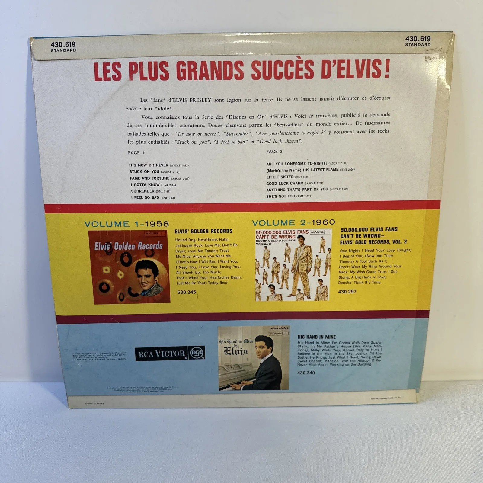 ELVIS Golden Records volume 3 RCA Victors 12” vinyl pre-owned, image 2
