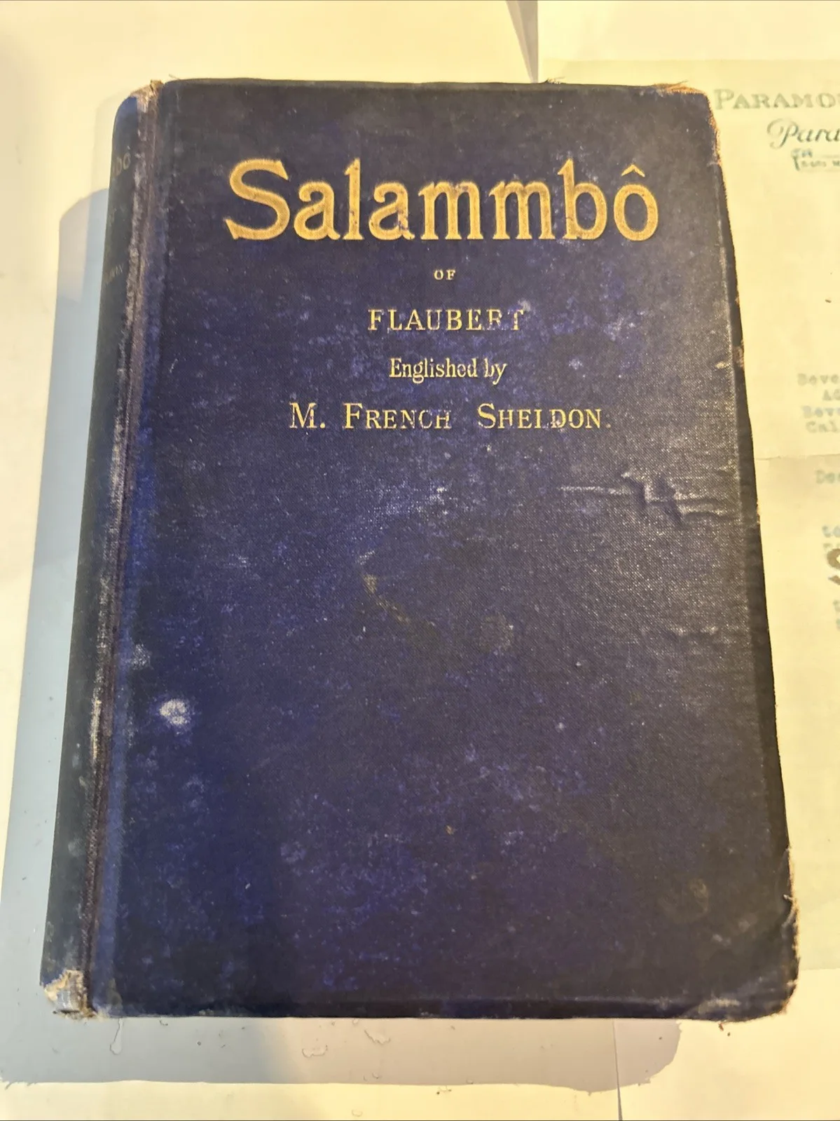 BENJAMIN GLAZER -PARAMOUNT LETTER SIGNED - 1933 - SALAMMBO BOOK OWNED BY GLAZER, image 2