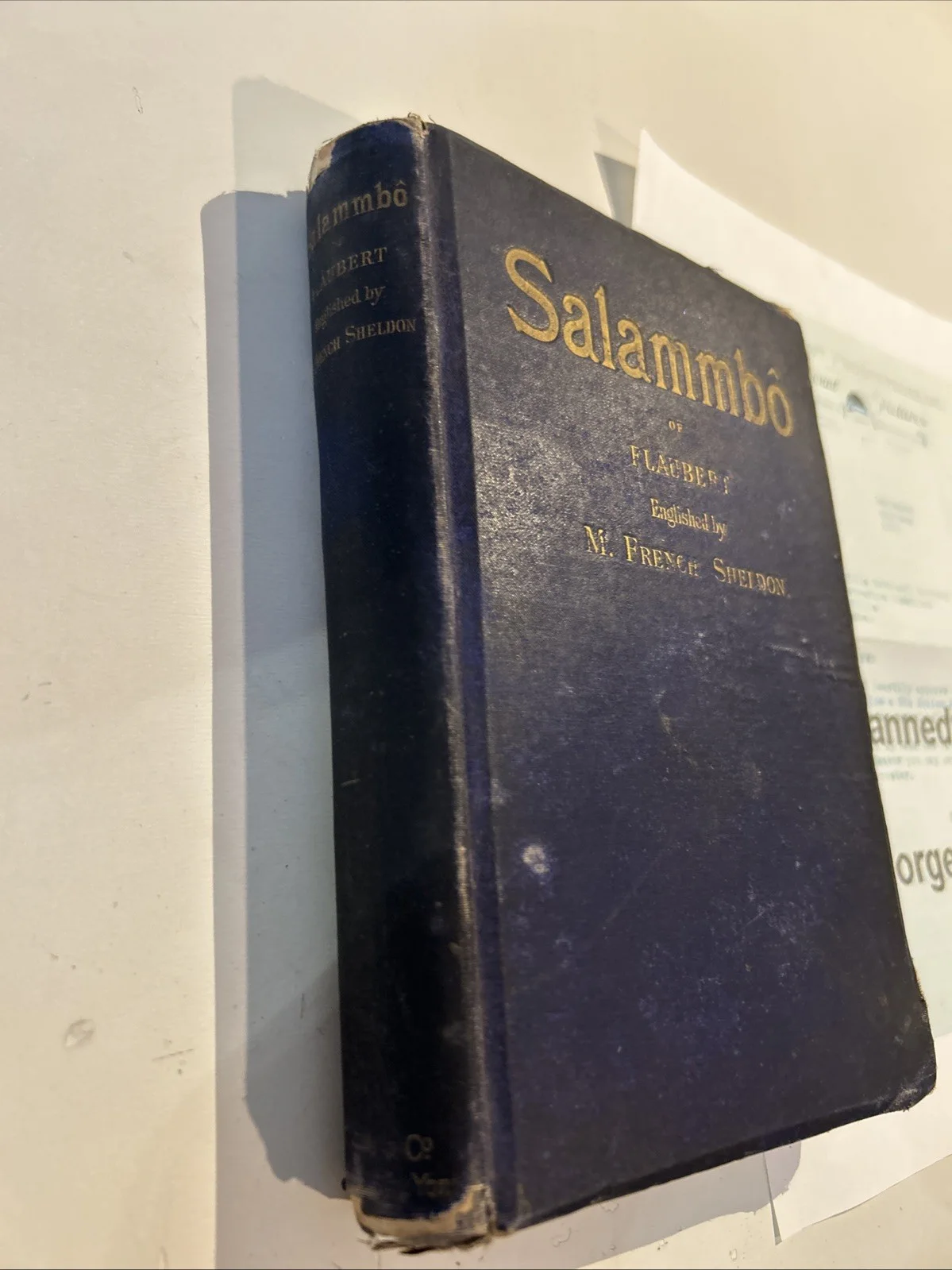 BENJAMIN GLAZER -PARAMOUNT LETTER SIGNED - 1933 - SALAMMBO BOOK OWNED BY GLAZER, image 3