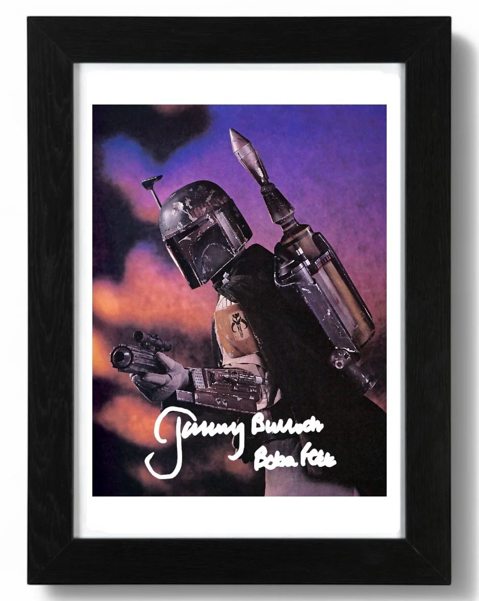Jeremy Bulloch Signed Autograph PHOTO Pre Print 6x4/A4/ Framed, изображение 2