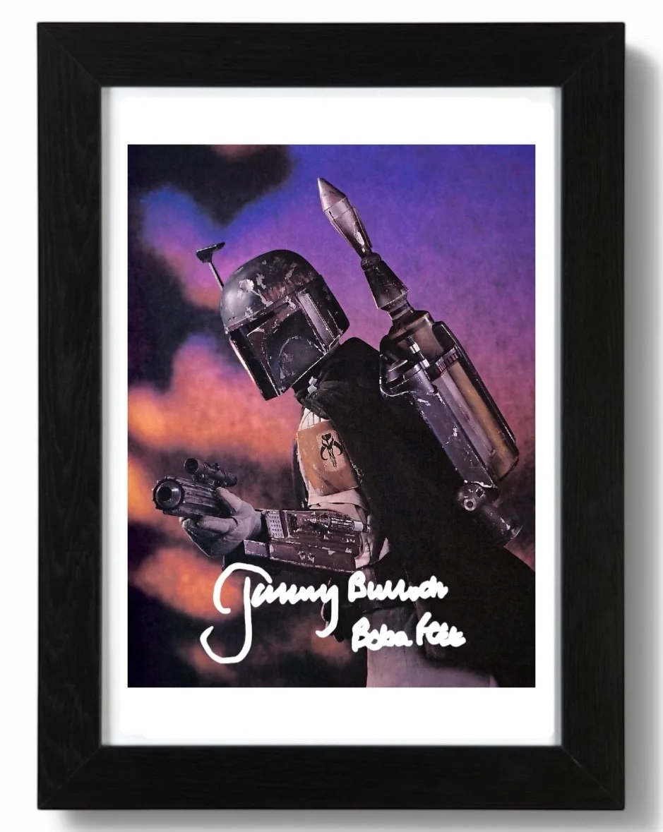 Jeremy Bulloch Signed Autograph PHOTO Pre Print 6x4/A4/ Framed, изображение 3