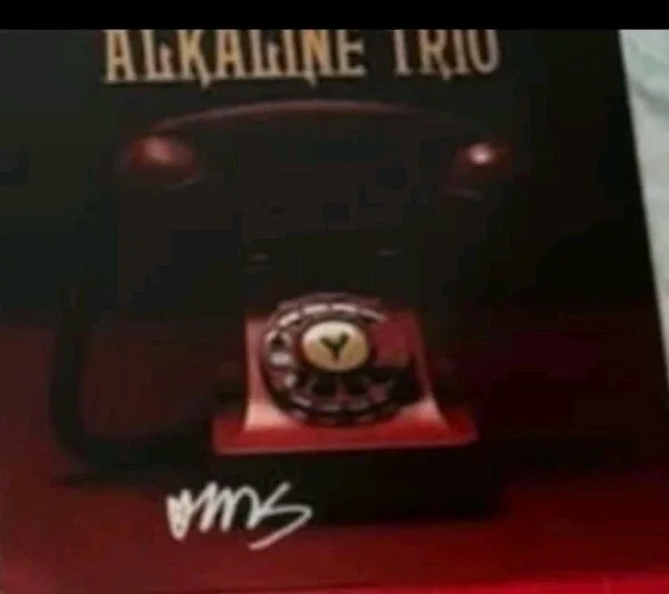 Alkaline Trio Signed Matt Skiba Vinyl Record RACC Bought RTS Is This ThingCursed, image 2