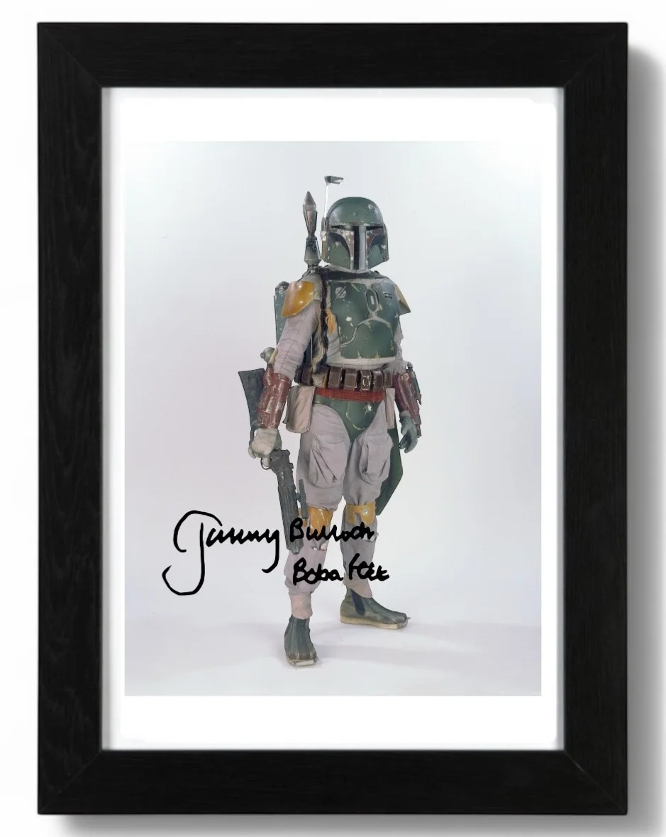 Jeremy Bulloch Signed Autograph PHOTO Pre Print 6x4/A4/ Framed, изображение 3