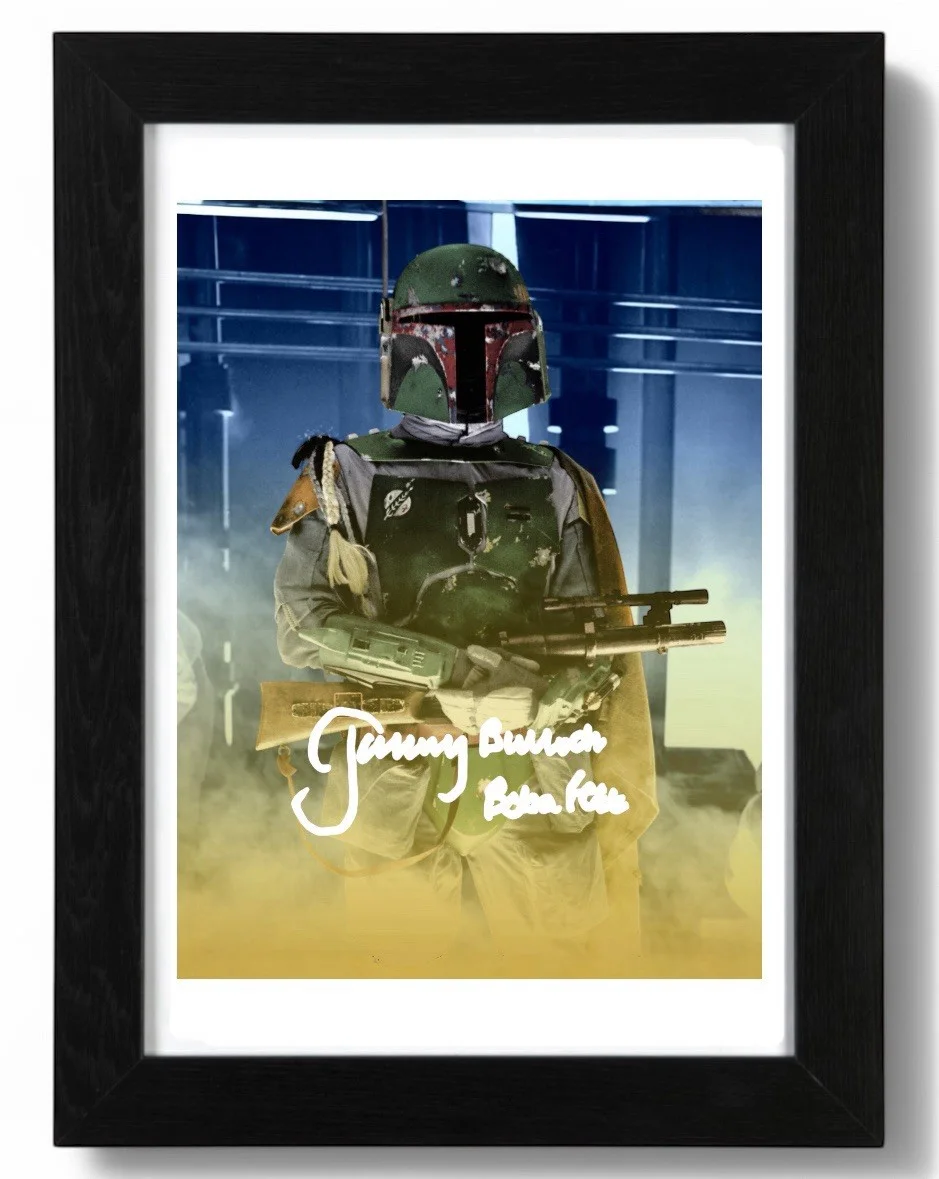 Jeremy Bulloch Signed Autograph PHOTO Pre Print 6x4/A4/ Framed, image 2