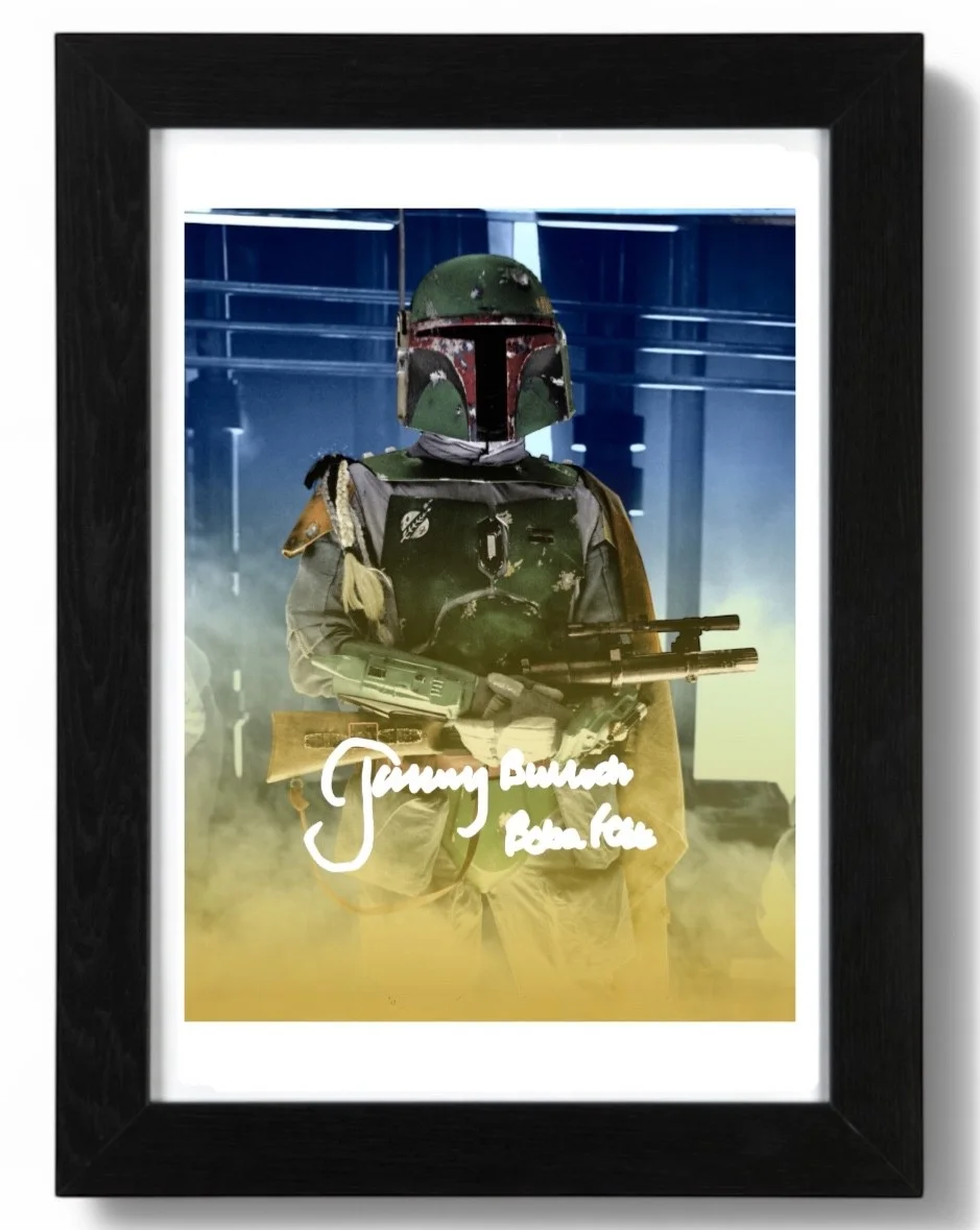 Jeremy Bulloch Signed Autograph PHOTO Pre Print 6x4/A4/ Framed, image 3