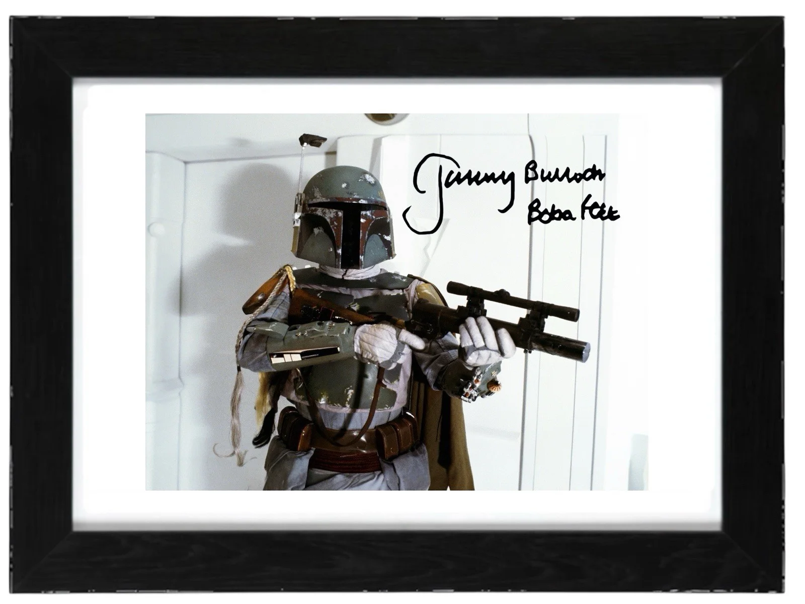 Jeremy Bulloch Signed Autograph PHOTO Pre Print 6x4/A4/ Framed, изображение 2