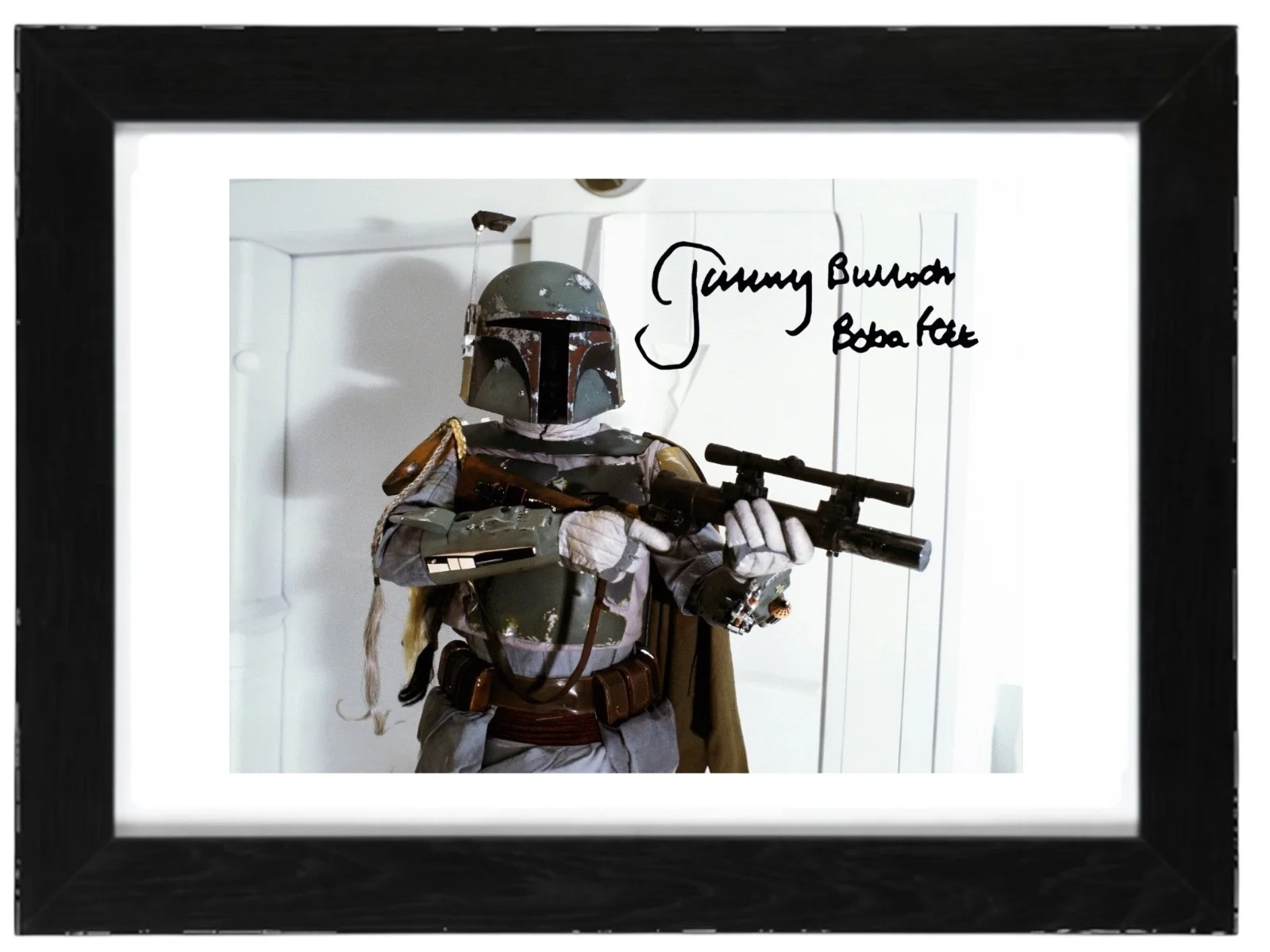 Jeremy Bulloch Signed Autograph PHOTO Pre Print 6x4/A4/ Framed, изображение 3