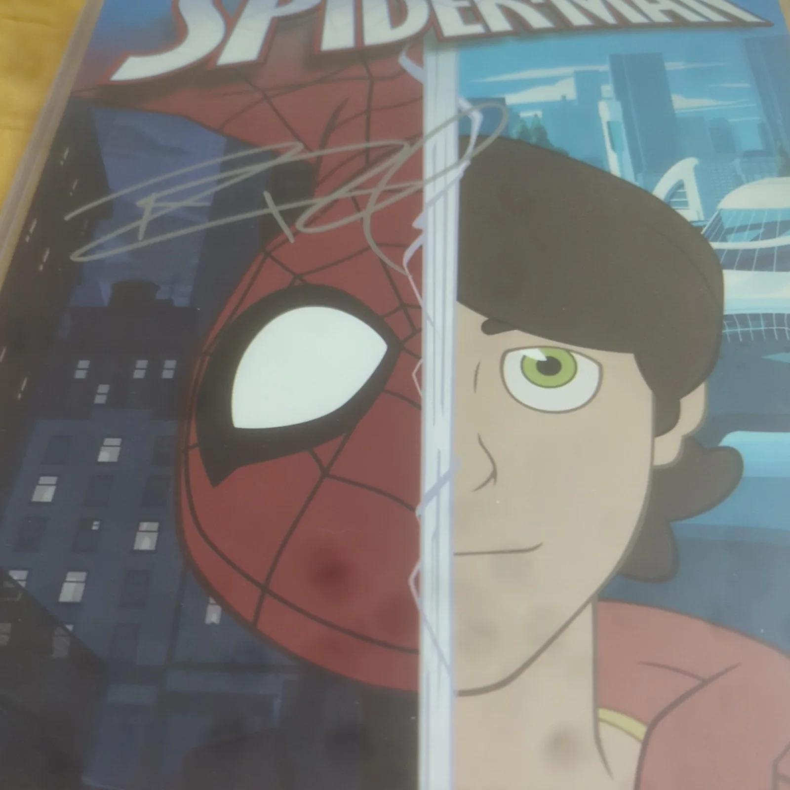 ROBBIE DAYMOND — Robbie Daymond Spider-Man 8x10 Photo Signed Autograph letter of Authenticity, изображение 3