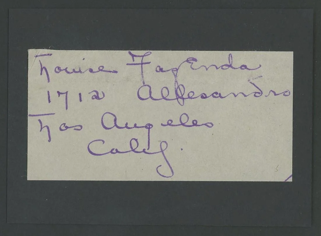 Louise Fazenda — LOUISE FAZENDA (1895-1962) autograph cut | "The Bat" & "Wonder Bar" - signed