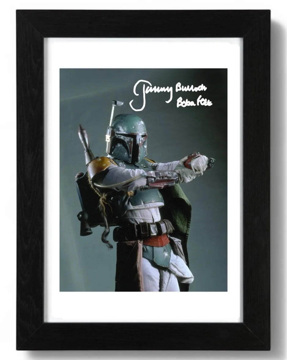 Jeremy Bulloch Signed Autograph PHOTO Pre Print 6x4/A4/ Framed, изображение 3