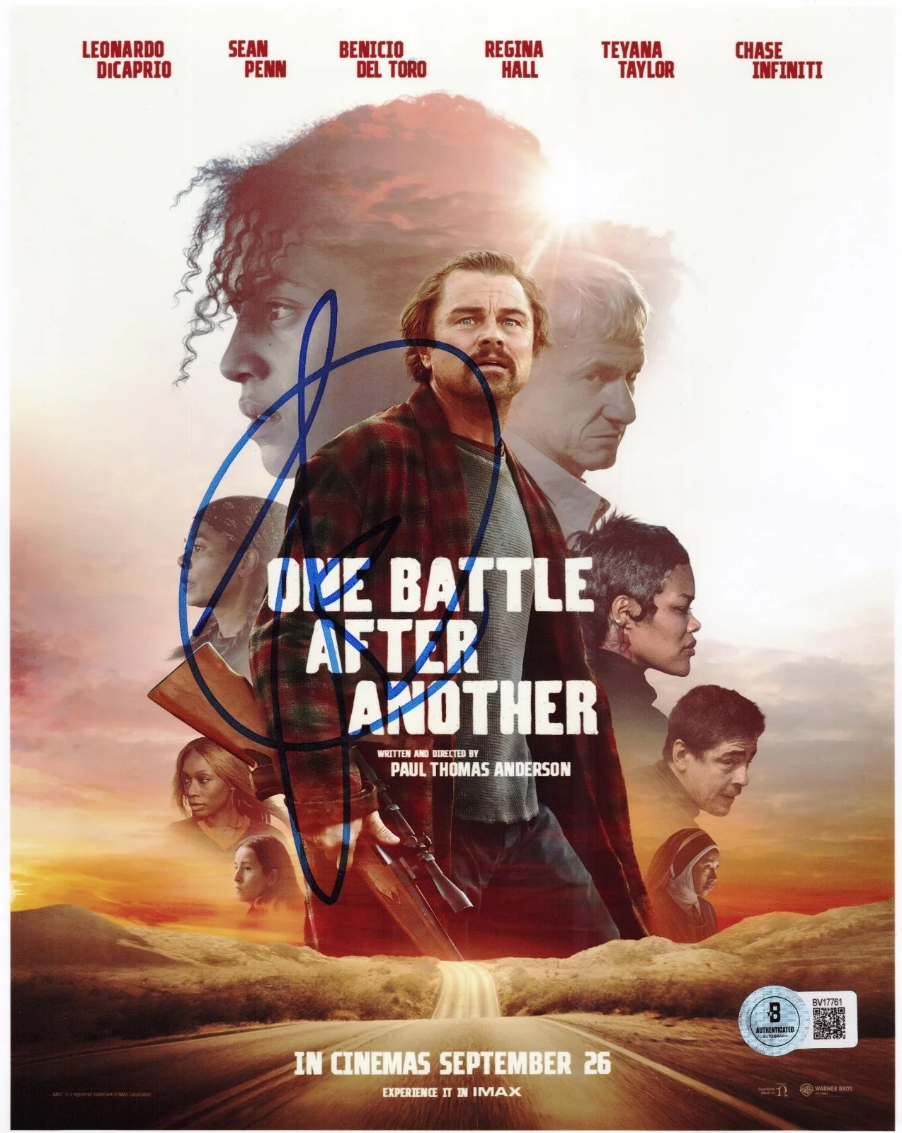 Teyana Taylor — Teyana Taylor Signed 8x10 Photo One Battle After Another Autograph Beckett