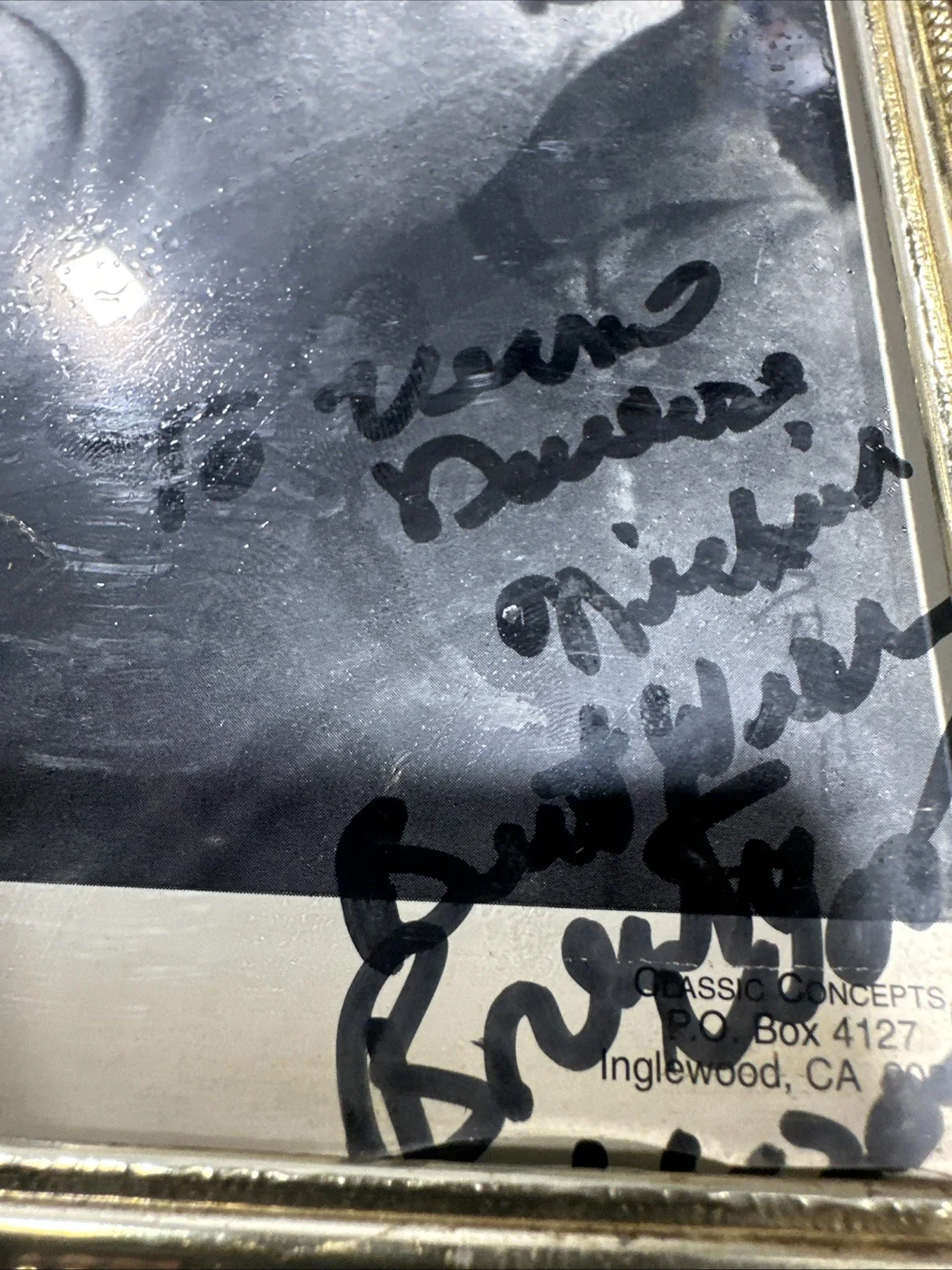 Autographed/Signed Brenton Wood Press Photo Beck Wood Records, изображение 2
