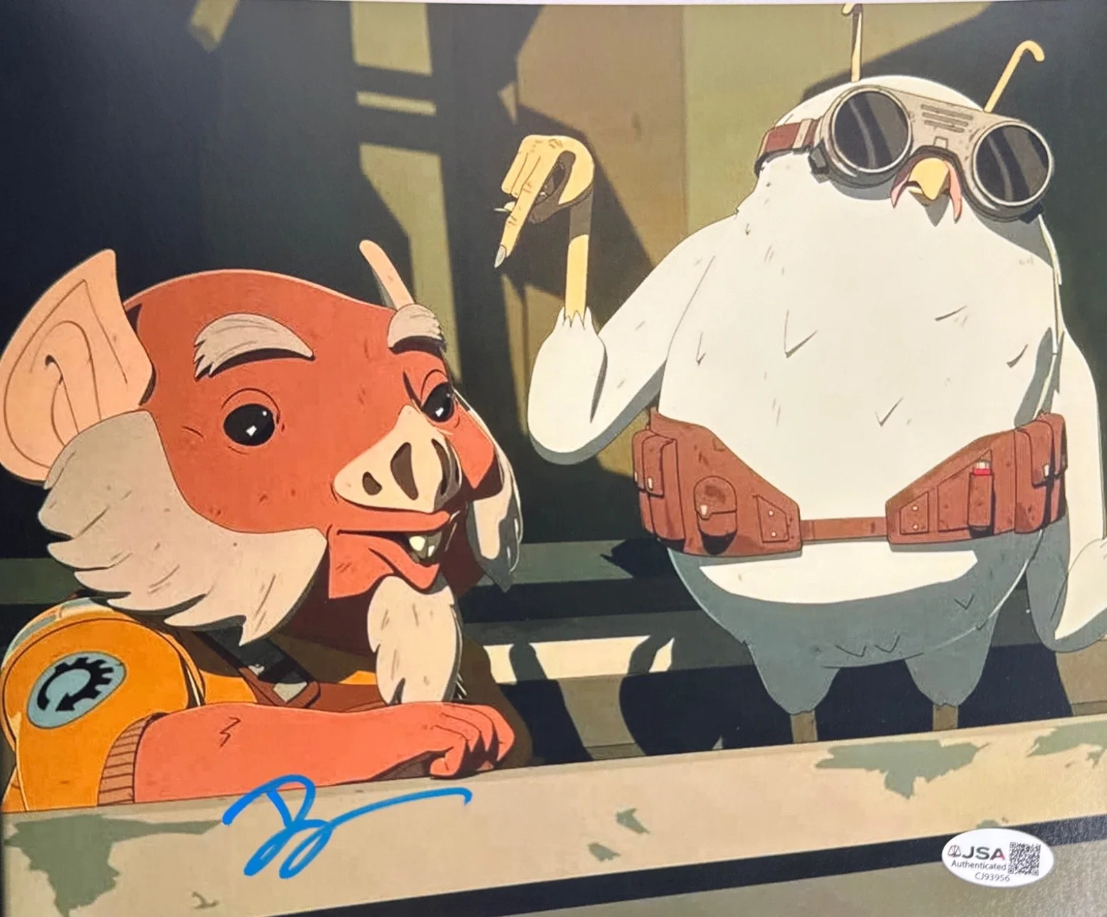 Bobby Moynihan — Bobby Moynihan Signed 8x10 Star Wars Resistance Photo JSA CJ93956