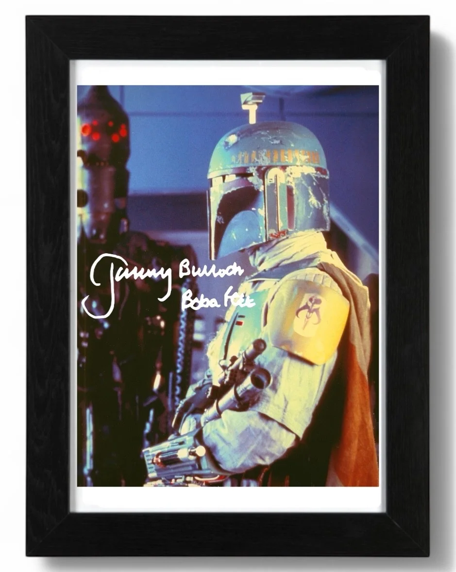 Jeremy Bulloch Signed Autograph PHOTO Pre Print 6x4/A4/ Framed, изображение 3