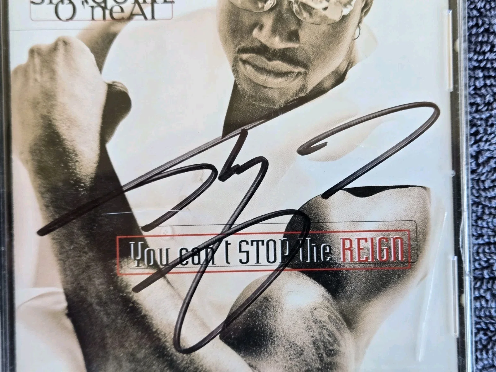 Authentic Signed Autographed Shaquille O'Neal You Can't Stop The Reign Cd, image 3
