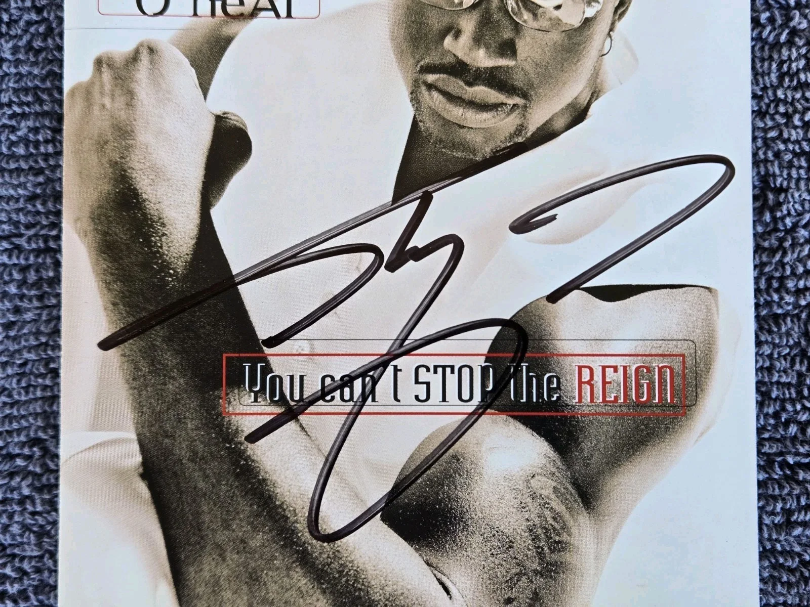Authentic Signed Autographed Shaquille O'Neal You Can't Stop The Reign Cd, image 4