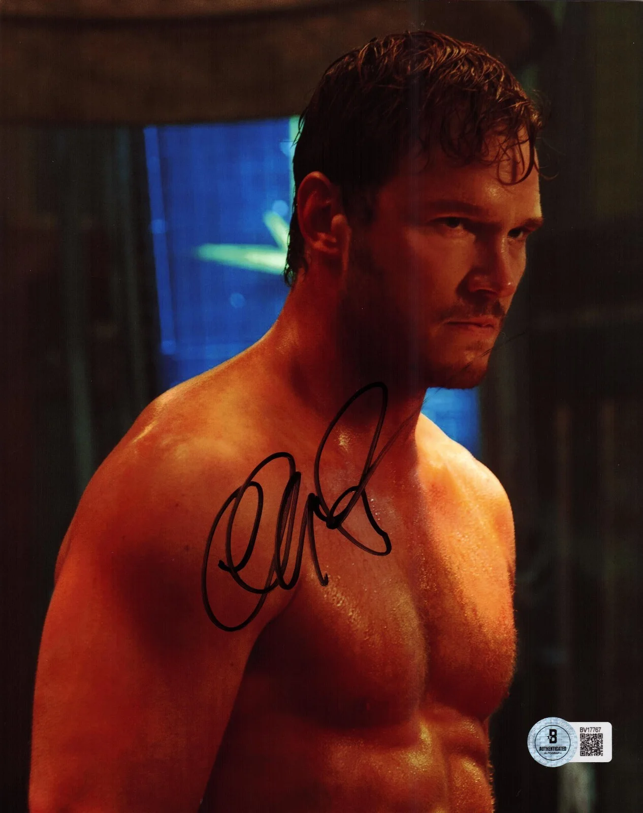 Chris Pratt — Chris Pratt Signed 8x10 Photo Starlord Guardians of the Galaxy Autograph Beckett