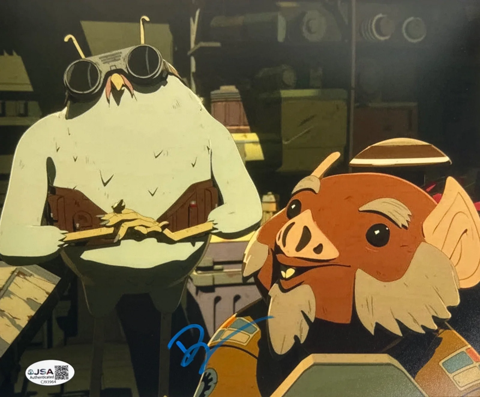 Bobby Moynihan — Bobby Moynihan Signed 8x10 Star Wars Resistance Photo JSA CJ93964