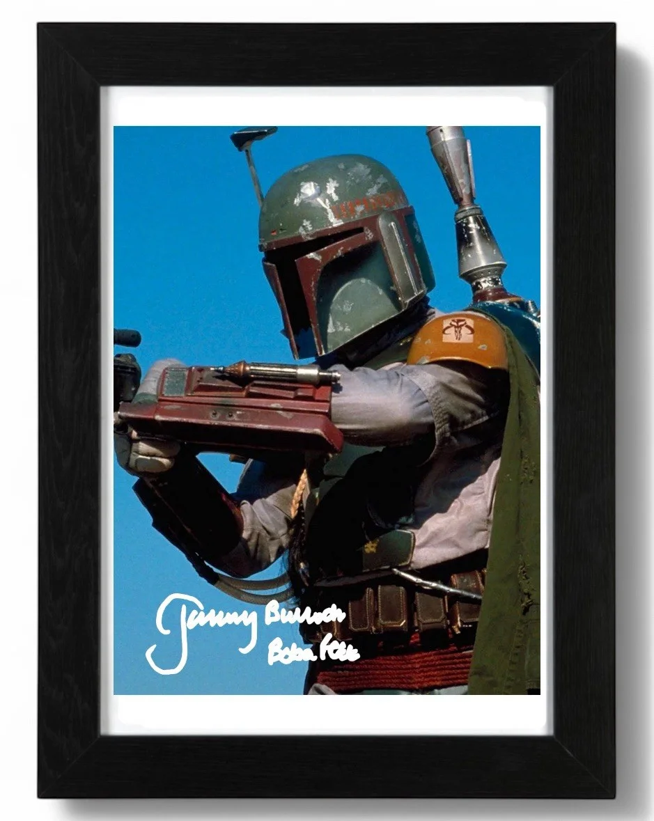Jeremy Bulloch Signed Autograph PHOTO Pre Print 6x4/A4/ Framed, изображение 2