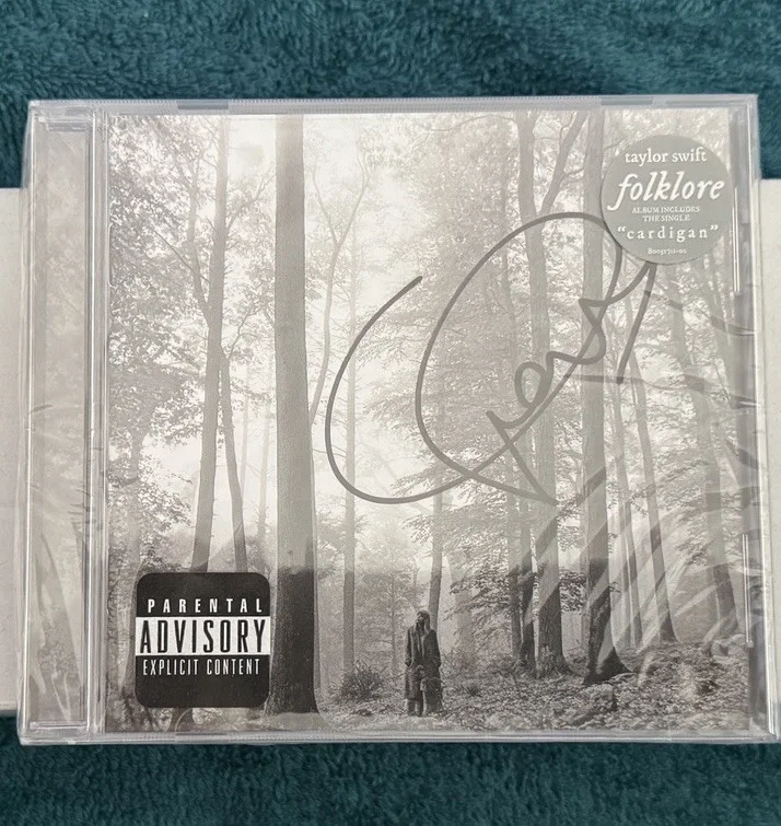 Taylor Swift Folklore Autographed CD - Signed And Factory Sealed, image 2