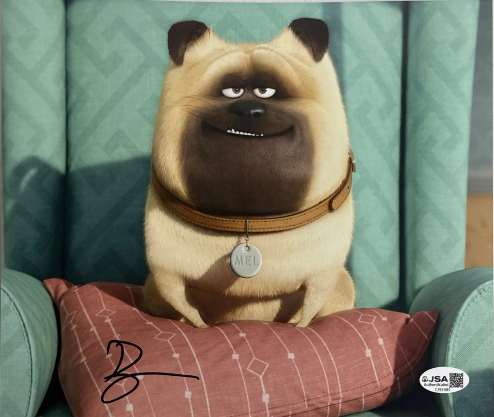 Bobby Moynihan — Bobby Moynihan Signed 8x10 Secret Life Of Pets Mel Photo JSA CJ93985