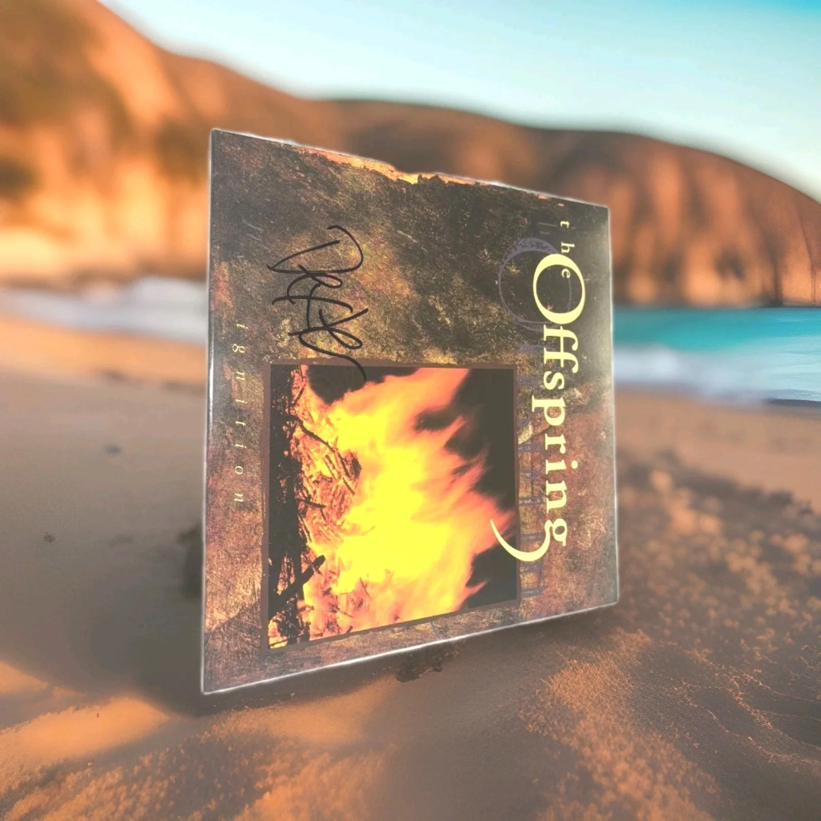 The Offspring Signed Dexter Holland IGNITION vinyl Record RACC Bought RTS 100%, изображение 3