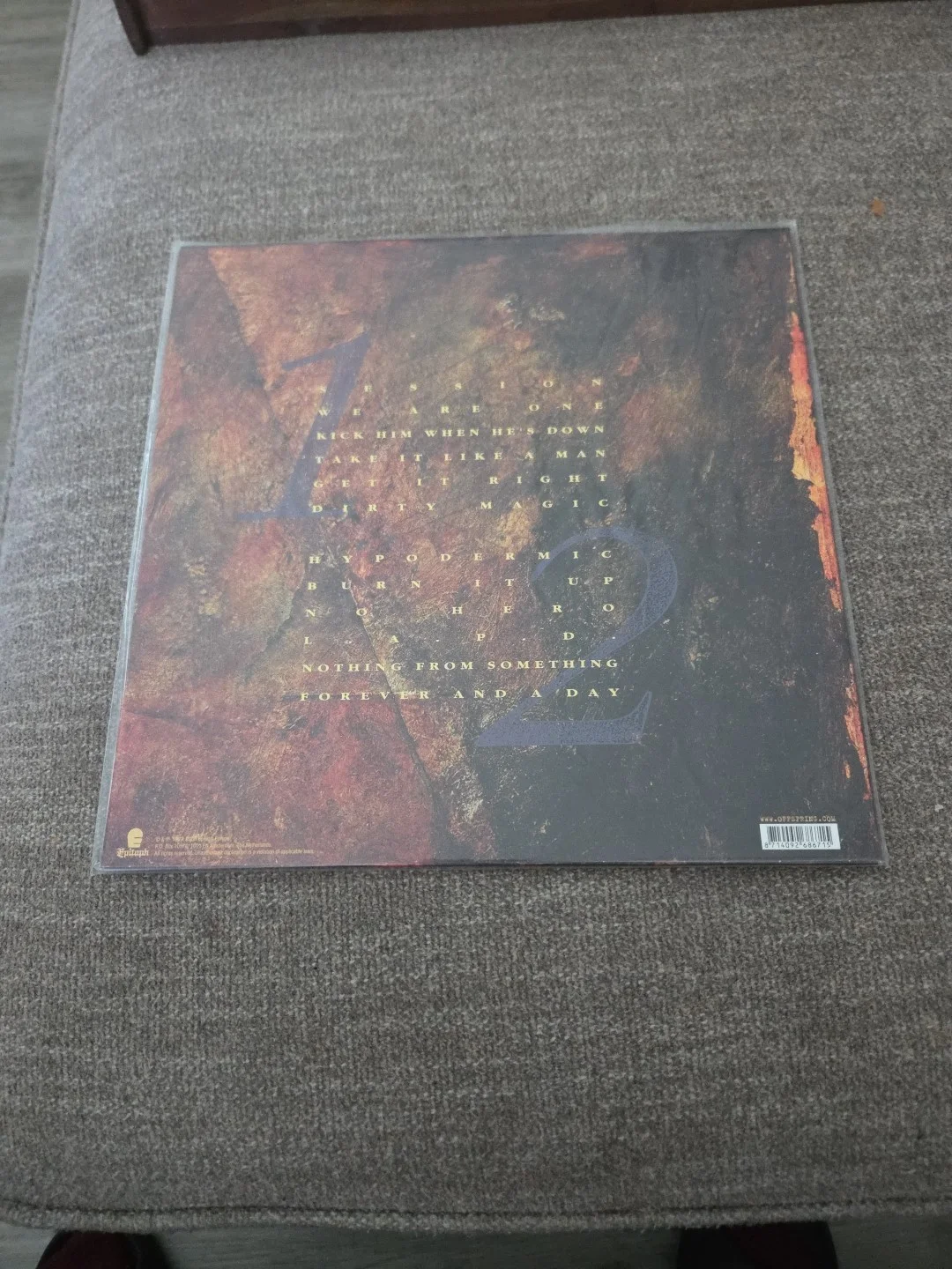 The Offspring Signed Dexter Holland IGNITION vinyl Record RACC Bought RTS 100%, изображение 4